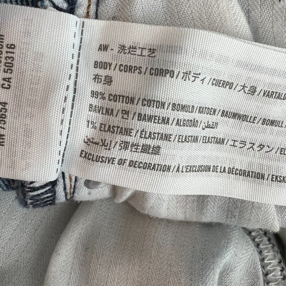 Abercrombie & Fitch The Dad High Rise Jeans Distressed Denim Size 27/4 Short 4P - Picture 8 of 12